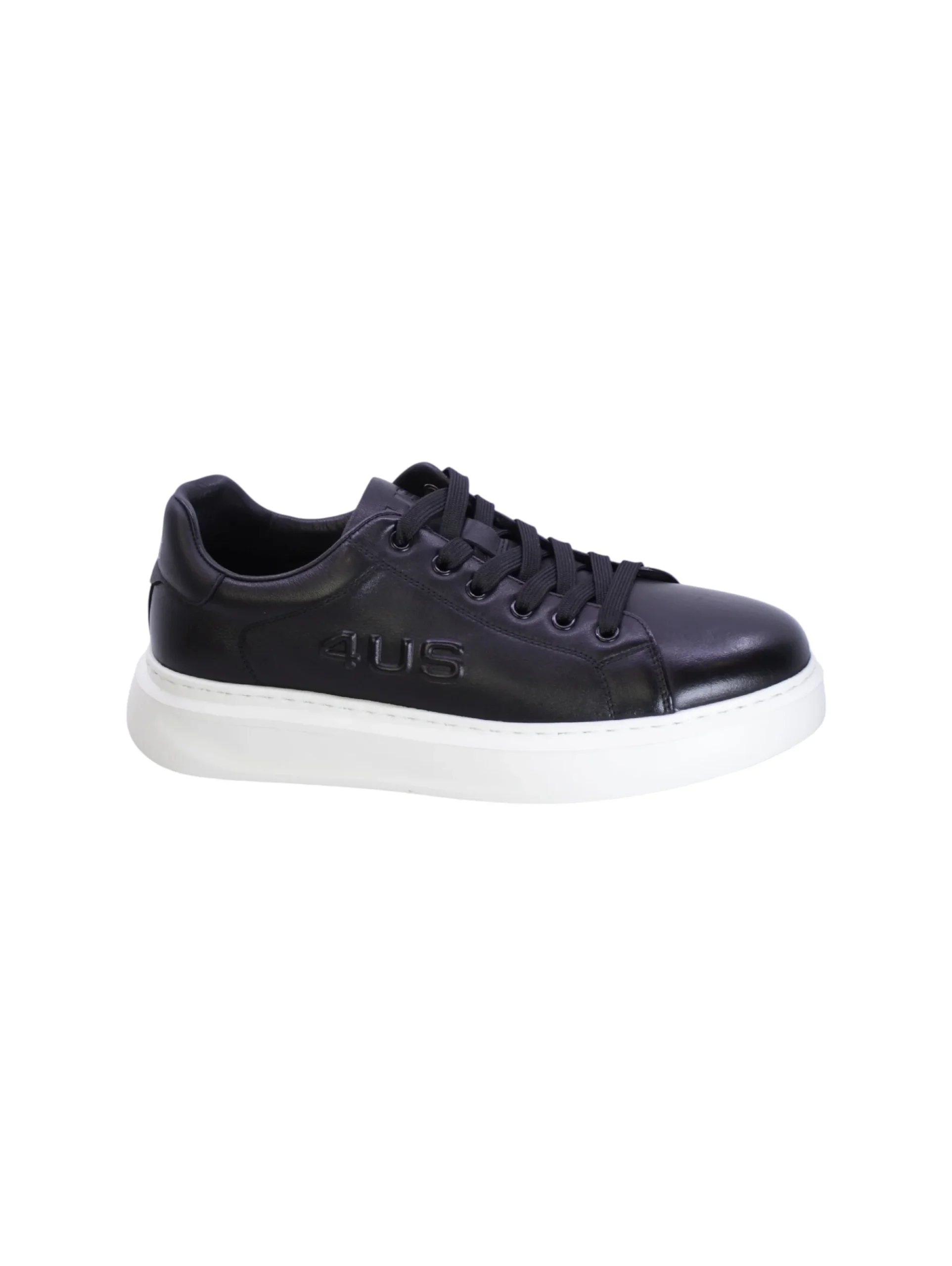 4us Sneakers Uomo Nero 4us0051 - immagine 2